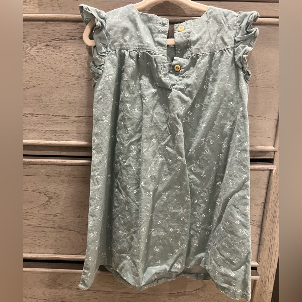 H&M Floral Ruffle Linen Dress - Picture 3 of 4